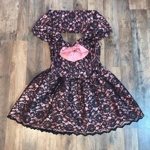 Vintage Gunne Sax Lace Mini Dress